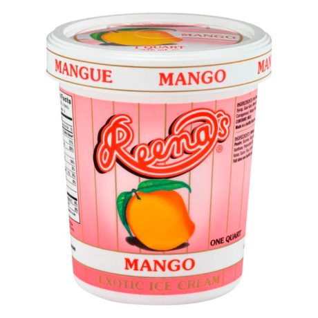 Reenas Mango IceCream 1/2 Gall