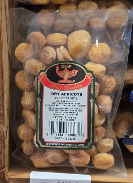 Deep Dry Apricots
