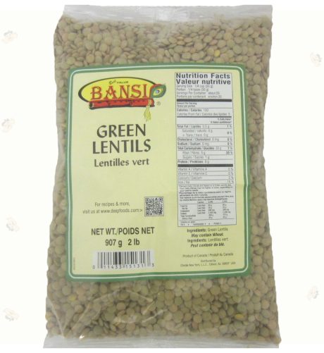 Bansi Green Lentils 2LB