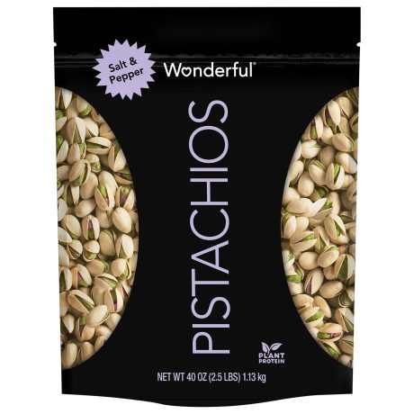 SALT & PEPPER Pistachios 2.5LB