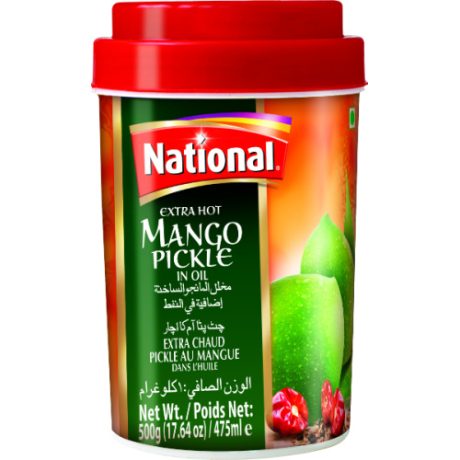 National E.Hot Mango Pickle1kg