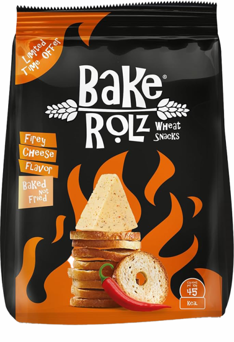 Bake Rolz Wheat Snacks 58G