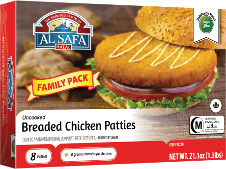 Alsafa Breaded Chicken Patties