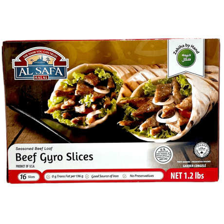 Alsafa Beef Gyro Slices 1.2LB