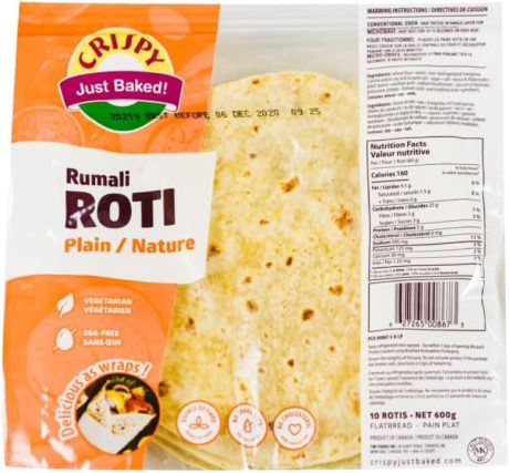 Crispy Rumali Roti Plain 600G