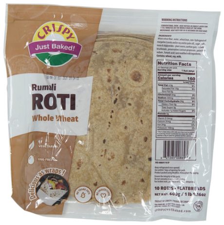 Crispy Rumali Roti W Wheat600G