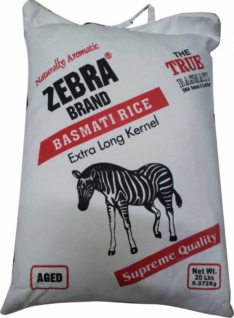 Zebra XL B.Rice 20 Lbs