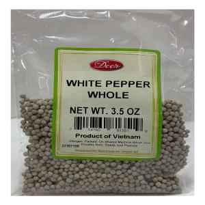 deer White Pepper Whole 3.5oz