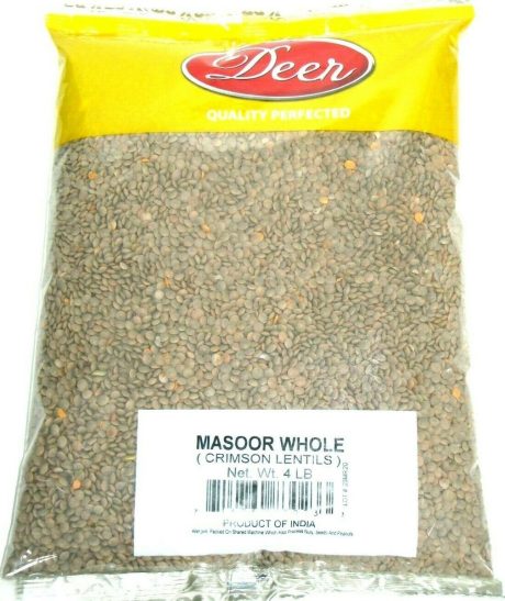 Deer Whole Masoor 4Lbs