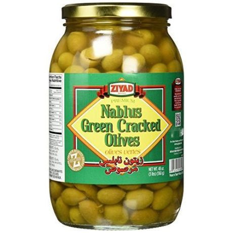 Green Cracked Olives