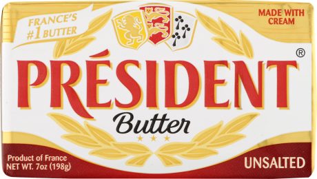 President Butter Unsalted 198g