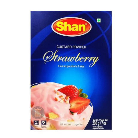 Shan Cstard Pwdr Strawbry 200g