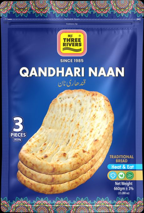3/Rivers QandhariNaan 3PC660gm
