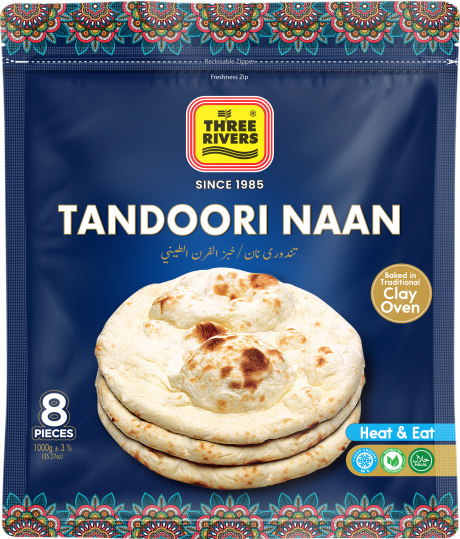 3RIVER TANDOORI NAAN 8PCS