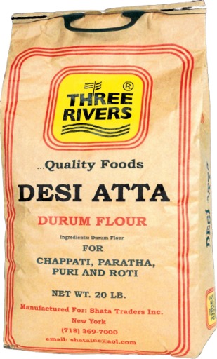 3/Rivers Durum Desi Atta 20lb