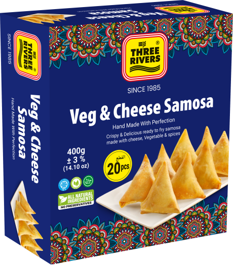 3Rivers Veg&Cheese Samosa 20PC
