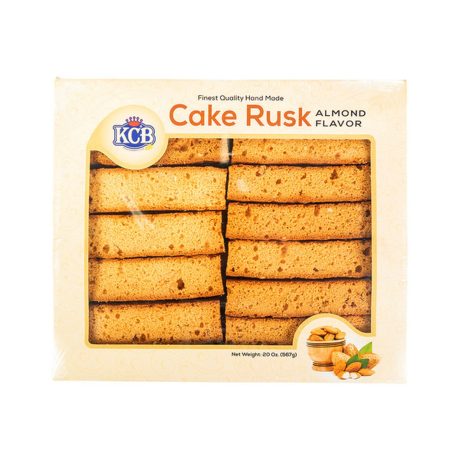 KCB CAKE RUSK ALMOND 20 OZ