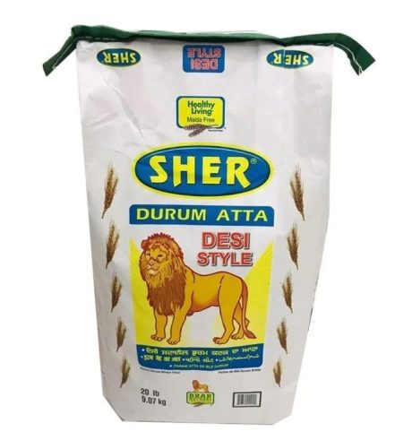 Sher Durum Atta 20lbs