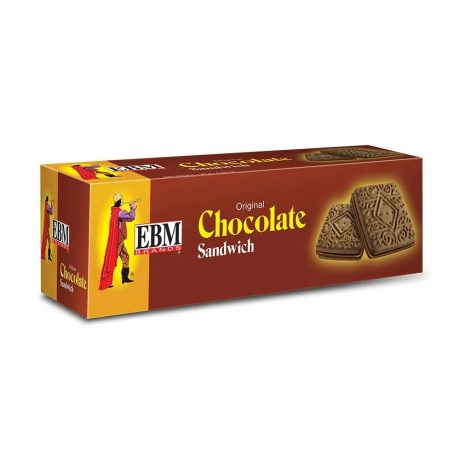 Ebm Chocolate Sandwich 128gm